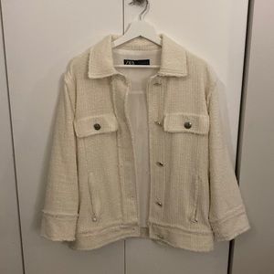Zara tweed like jacket